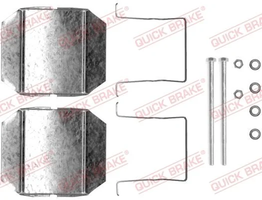 Priedų komplektas, diskinių stabdžių trinkelės QUICK BRAKE 109-1237