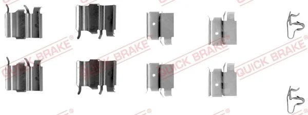 Priedų komplektas, diskinių stabdžių trinkelės QUICK BRAKE 109-1240