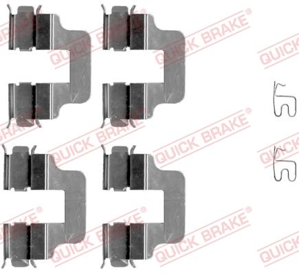 Accessory Kit, disc brake pad QUICK BRAKE 109-1245