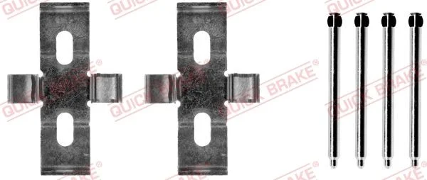 Комплект приладдя, накладка дискового гальма QUICK BRAKE 109-1248
