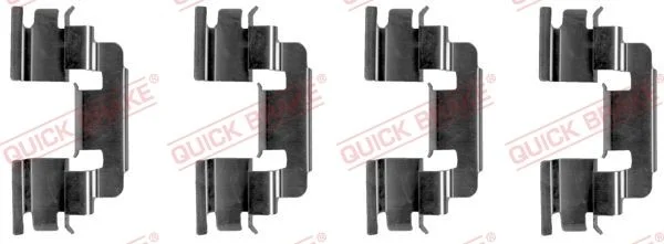 Priedų komplektas, diskinių stabdžių trinkelės QUICK BRAKE 109-1249