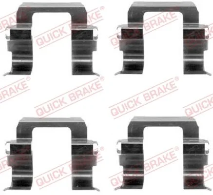 Priedų komplektas, diskinių stabdžių trinkelės QUICK BRAKE 109-1252