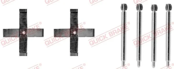 Priedų komplektas, diskinių stabdžių trinkelės QUICK BRAKE 109-1271