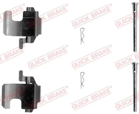 Priedų komplektas, diskinių stabdžių trinkelės QUICK BRAKE 109-1273