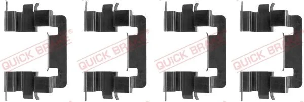 Priedų komplektas, diskinių stabdžių trinkelės QUICK BRAKE 109-1278