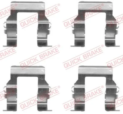 Priedų komplektas, diskinių stabdžių trinkelės QUICK BRAKE 109-1279