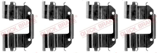 Priedų komplektas, diskinių stabdžių trinkelės QUICK BRAKE 109-1285