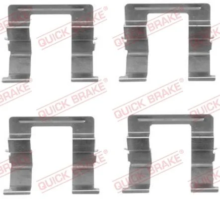 Priedų komplektas, diskinių stabdžių trinkelės QUICK BRAKE 109-1605