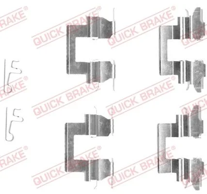 Комплект приладдя, накладка дискового гальма QUICK BRAKE 109-1608