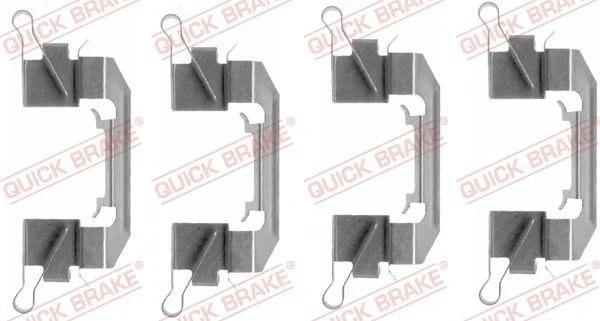 Accessory Kit, disc brake pad QUICK BRAKE 109-1626