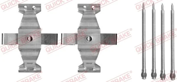 Комплект приладдя, накладка дискового гальма QUICK BRAKE 109-1636