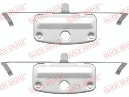 Комплект приладдя, накладка дискового гальма QUICK BRAKE 109-1644