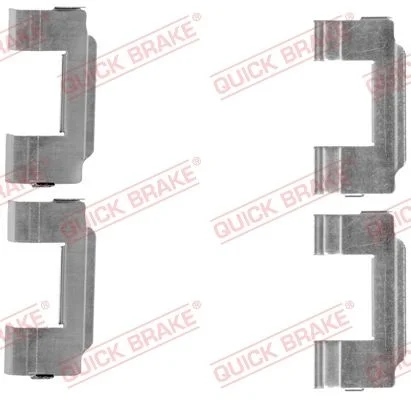 Priedų komplektas, diskinių stabdžių trinkelės QUICK BRAKE 109-1646