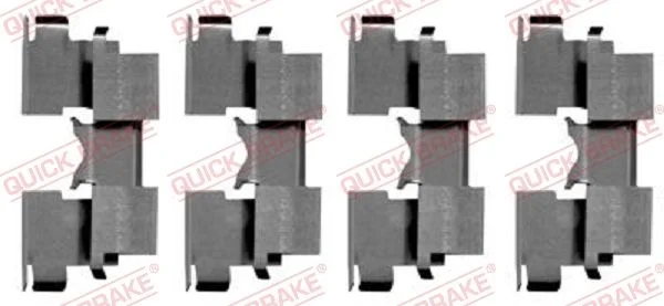 Accessory Kit, disc brake pad QUICK BRAKE 109-1662