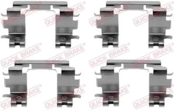 Комплект приладдя, накладка дискового гальма QUICK BRAKE 109-1670