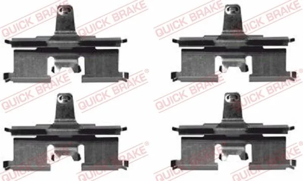 Priedų komplektas, diskinių stabdžių trinkelės QUICK BRAKE 109-1692