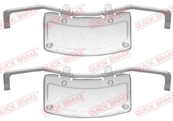 Priedų komplektas, diskinių stabdžių trinkelės QUICK BRAKE 109-1706