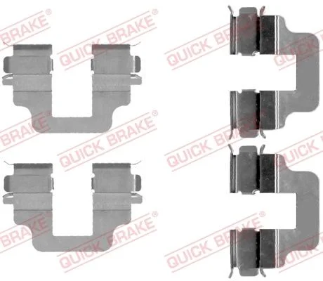 Accessory Kit, disc brake pad QUICK BRAKE 109-1712