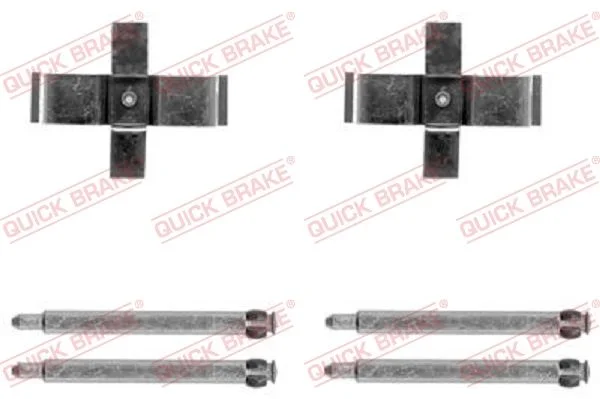 Priedų komplektas, diskinių stabdžių trinkelės QUICK BRAKE 109-1713