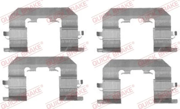 Accessory Kit, disc brake pad QUICK BRAKE 109-1723