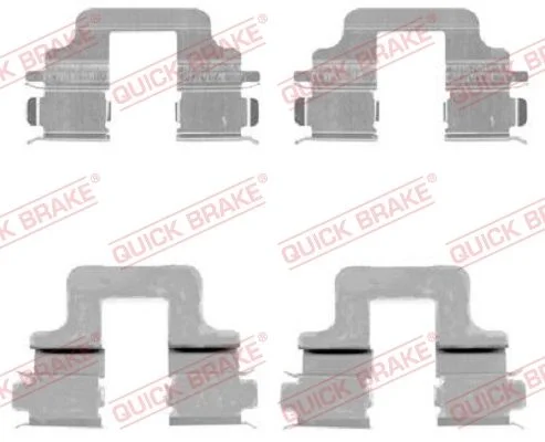 Accessory Kit, disc brake pad QUICK BRAKE 109-1731