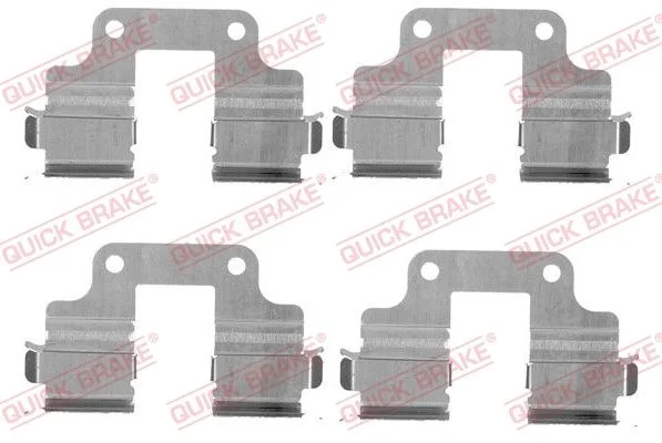Priedų komplektas, diskinių stabdžių trinkelės QUICK BRAKE 109-1739