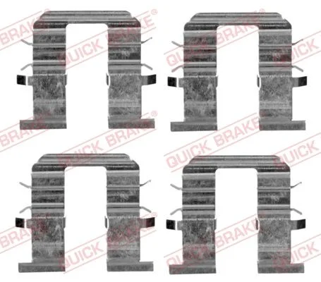 Priedų komplektas, diskinių stabdžių trinkelės QUICK BRAKE 109-1746