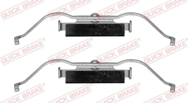 Priedų komplektas, diskinių stabdžių trinkelės QUICK BRAKE 109-1747