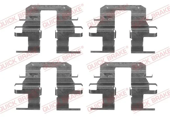 Priedų komplektas, diskinių stabdžių trinkelės QUICK BRAKE 109-1753