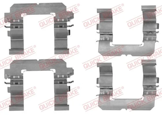 Комплект приладдя, накладка дискового гальма QUICK BRAKE 109-1756