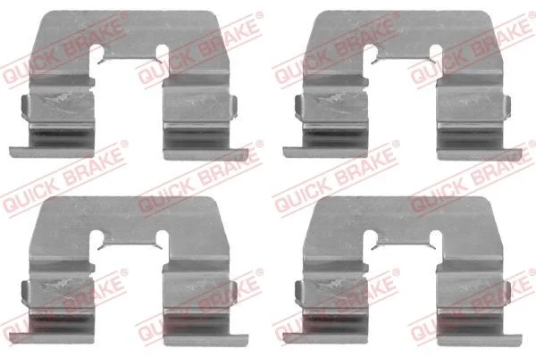 Priedų komplektas, diskinių stabdžių trinkelės QUICK BRAKE 109-1764