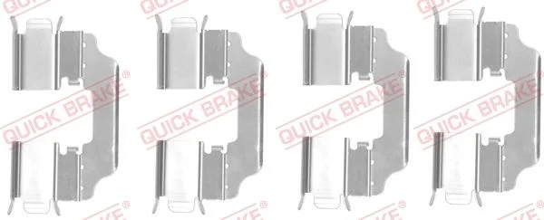 Priedų komplektas, diskinių stabdžių trinkelės QUICK BRAKE 109-1770
