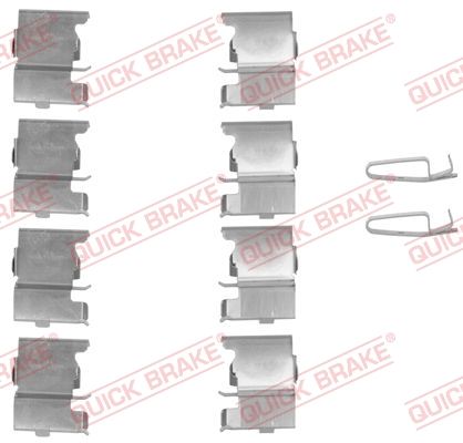 Priedų komplektas, diskinių stabdžių trinkelės QUICK BRAKE 109-1775