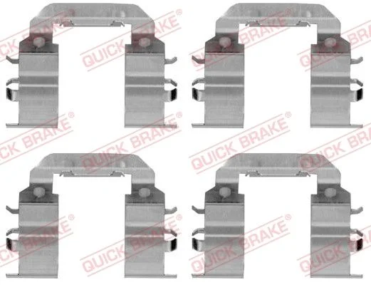 Priedų komplektas, diskinių stabdžių trinkelės QUICK BRAKE 109-1782