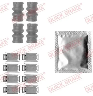 Priedų komplektas, diskinių stabdžių trinkelės QUICK BRAKE 109-1788