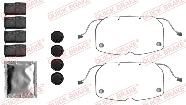 Priedų komplektas, diskinių stabdžių trinkelės QUICK BRAKE 109-1792