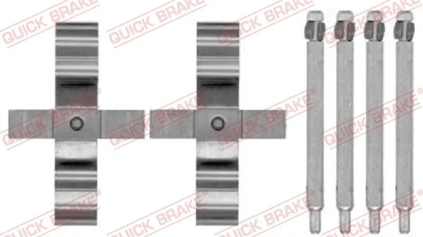 Priedų komplektas, diskinių stabdžių trinkelės QUICK BRAKE 109-1794