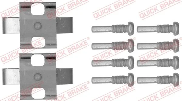 Priedų komplektas, diskinių stabdžių trinkelės QUICK BRAKE 109-1802