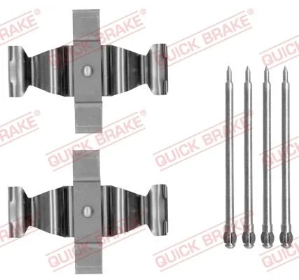 Priedų komplektas, diskinių stabdžių trinkelės QUICK BRAKE 109-1803