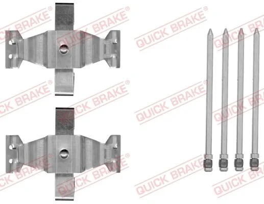 Priedų komplektas, diskinių stabdžių trinkelės QUICK BRAKE 109-1804