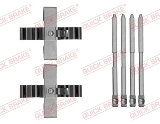 Priedų komplektas, diskinių stabdžių trinkelės QUICK BRAKE 109-1809