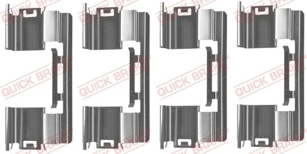 Priedų komplektas, diskinių stabdžių trinkelės QUICK BRAKE 109-1813