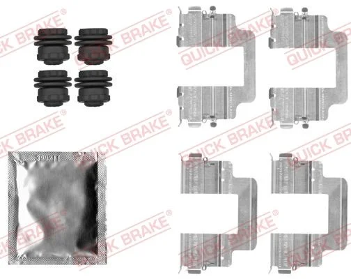 Priedų komplektas, diskinių stabdžių trinkelės QUICK BRAKE 109-1822