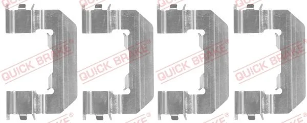 Priedų komplektas, diskinių stabdžių trinkelės QUICK BRAKE 109-1824