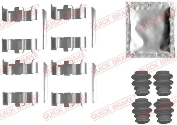 Priedų komplektas, diskinių stabdžių trinkelės QUICK BRAKE 109-1831