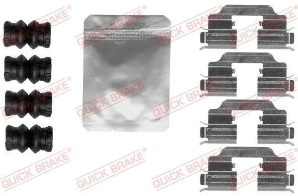 Priedų komplektas, diskinių stabdžių trinkelės QUICK BRAKE 109-1832