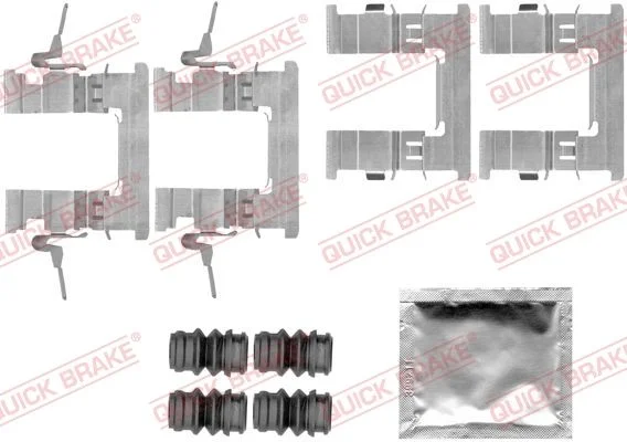 Priedų komplektas, diskinių stabdžių trinkelės QUICK BRAKE 109-1842