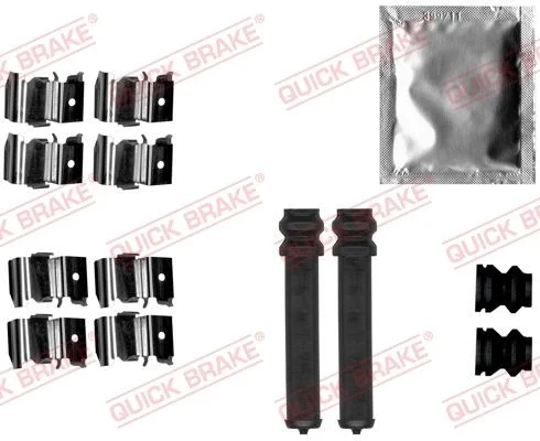 Priedų komplektas, diskinių stabdžių trinkelės QUICK BRAKE 109-1855