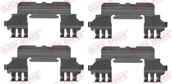 Priedų komplektas, diskinių stabdžių trinkelės QUICK BRAKE 109-1860