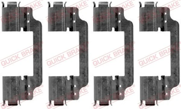 Priedų komplektas, diskinių stabdžių trinkelės QUICK BRAKE 109-1871